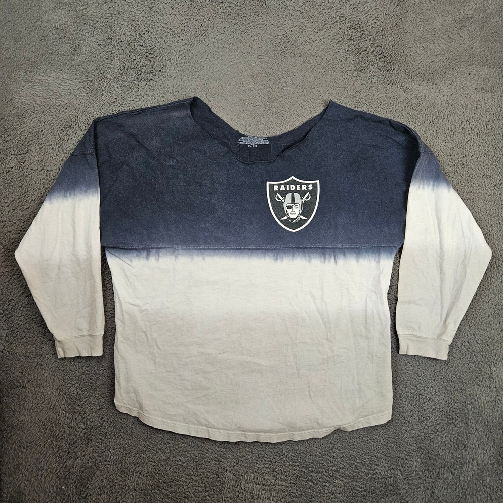 Spirit Jersey Oakland Raiders NFL Long Sleeve Shirt 2XL CUSTOM CUT